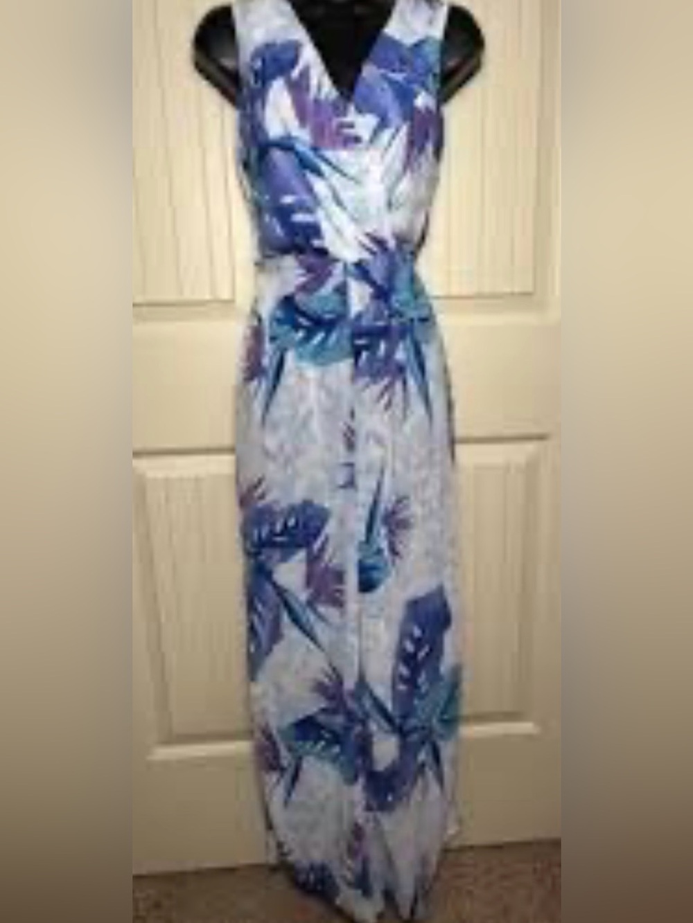 Japna tropical floral jumpsuit Blue